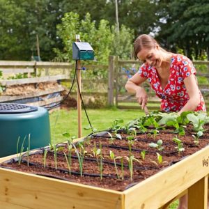 seep hose for solar watering system