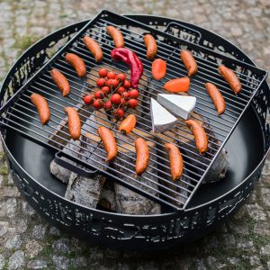 Fire bowl FOREST with grill grate2