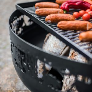 Fire bowl FOREST with grill grate