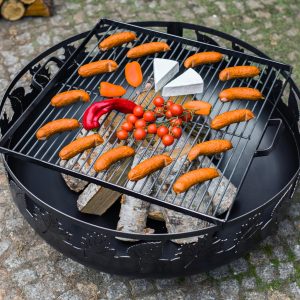 Fire bowl BOSTON with grill grate2