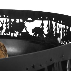 Fire bowl FOREST with detailed finishing