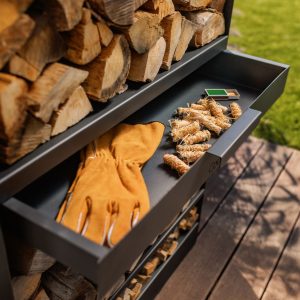 Outdoor Wood Rack VENTO made in Europe